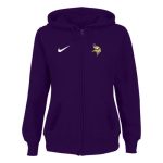 Minnesota Vikings Stadium Rally Full Zip Hoodie Purple