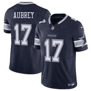 Dallas Cowboys #17 Brandon Aubrey Navy 2025 F.U.S.E Vapor Untouchable Limited Football Stitched Jersey