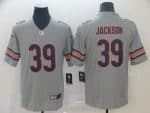Chicago Bears #39 Eddie Jackson Silver Inverted Legend Stitched Jersey