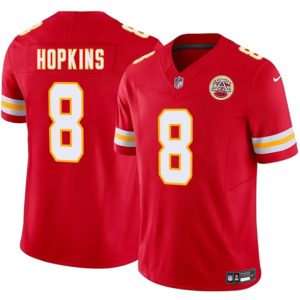 Kansas City Chiefs #8 DeAndre Hopkins Red 2024 F.U.S.E. Vapor Untouchable Limited Stitched Jersey