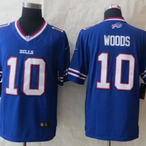 Bills #10 Robert Woods Royal Blue Team Color Stitched New Limited Nike Jersey