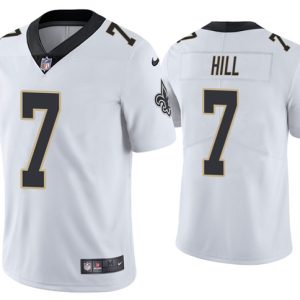New Orleans Saints #7 Taysom Hill 2020 White Vapor Untouchable Limited Stitched Jersey