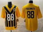 Pittsburgh Steelers #88 Pat Freiermuth Gold 1933 Throwback Alternate Football Stitched Game Jersey