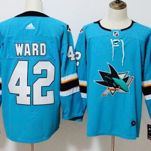 San Jose Sharks #42 Joel Ward Teal Stitched Adidas Jersey