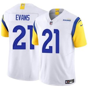 Los Angeles Rams #21 Zach Evans White 2024 F.U.S.E Vapor Untouchable Stitched Jersey