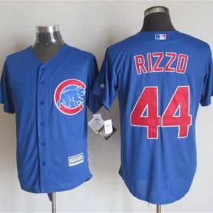Cubs #44 Anthony Rizzo Blue New Cool Base Stitched Jersey