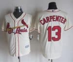 Cardinals #13 Matt Carpenter Cream New Cool Base Stitched Jersey
