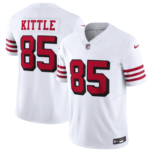 San Francisco 49ers #85 George Kittle New White 2023 F.U.S.E. Vapor Untouchable Limited Stitched Jersey