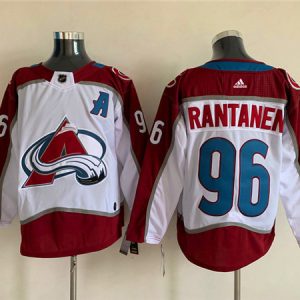 Colorado Avalanche #96 Mikko Rantanen White Stitched Jersey
