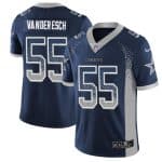 Dallas Cowboys #55 Leighton Vander Esch Navy Blue 2018 Drift Fashion Color Rush Limited Stitched Jersey