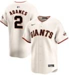 San Francisco Giants #2 Willy Adames Cream 2024 Home Limited Stitched Jersey