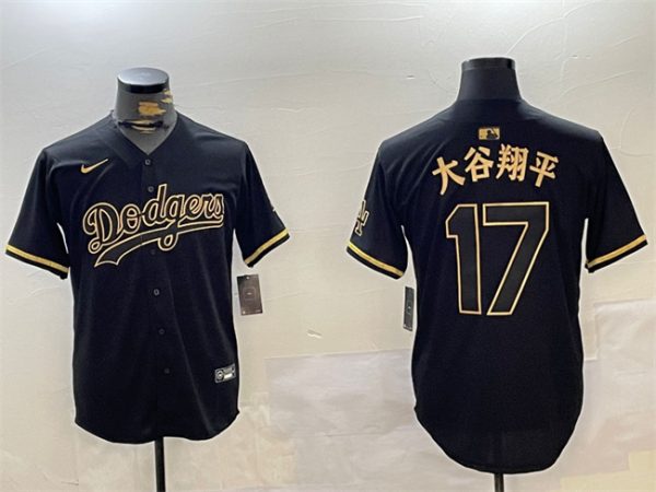 Los Angeles Dodgers #17 ´ó¹ÈÏèÆ½ Black Gold Limited Stitched Jersey