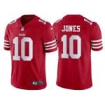 San Francisco 49ers #10 Mac Jones Red 2025 Vapor Untouchable Limited Stitched Jersey
