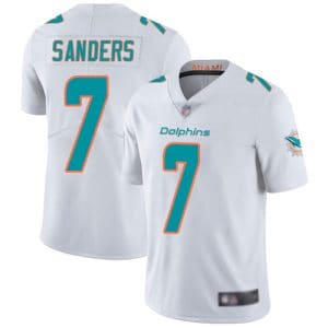 Miami Dolphins #7 Jason Sanders White Vapor Untouchable Limited Stitched Jersey