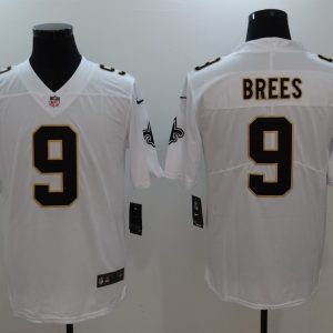 New Orleans Saints #9 Drew Brees Nike White Vapor Untouchable Limited Stitched Jersey