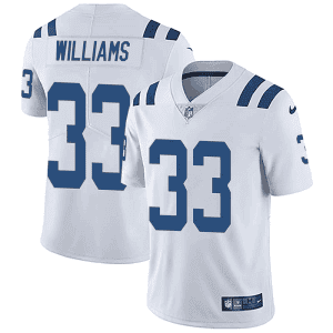 Colts #33 Jonathan Williams White Vapor Untouchable Limited Stitched Jersey