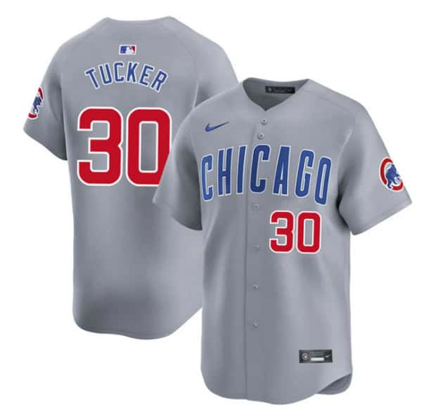 Chicago Cubs #30 Kyle Tucker Gray 2025 Limited Stitched Jersey