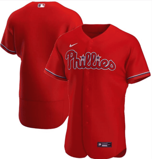 Philadelphia Phillies Red Flex Base Stitched Jersey