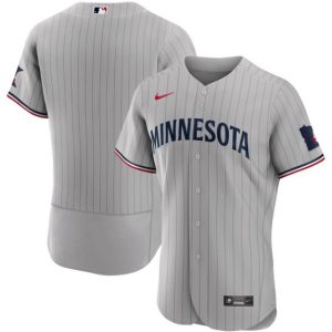 Minnesota Twins Gray 2023 Flex Base Stitched Jersey