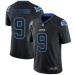 Lions #9 Matthew Stafford 2018 Lights Out Black Color Rush Limited Stitched Jersey
