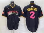 San Diego Padres #2 Xander Bogaerts Black Cool Base Stitched Jersey