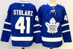 Toronto Maple Leafs #41 Anthony Stolarz Blue 2024-25 Stitched Jersey