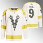Vegas Golden Knights #9 Jack Eichel Cream 2024 Winter Classic Primegreen Stitched Jersey