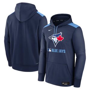 Toronto Blue Jays Navy Collection Performance Pullover Hoodie