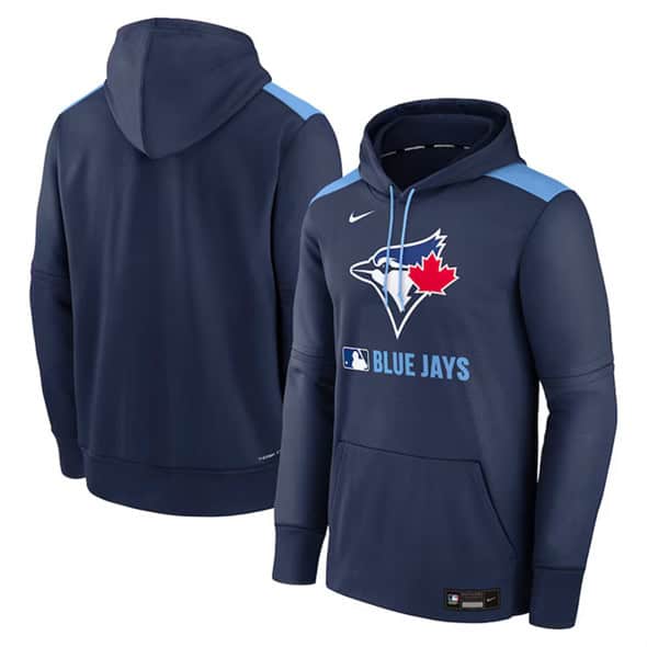 Toronto Blue Jays Navy Collection Performance Pullover Hoodie