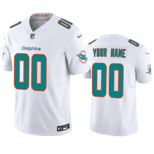 Miami Dolphins Custom White 2023 F.U.S.E Vapor Limited Stitched Jersey