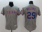 Rangers #29 Adrian Beltre Grey Flexbase Authentic Collection Stitched Jersey