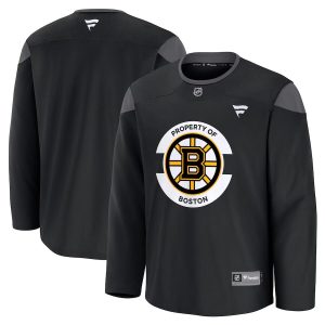 Boston Bruins Black 2024-25 Home Team Practice Stitched Jersey