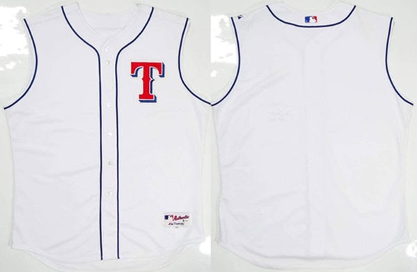 Texas Rangers White Stitched Jersey