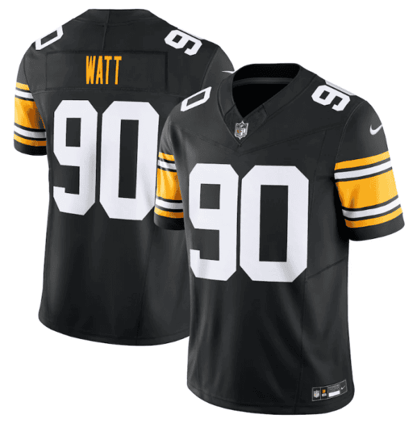 Pittsburgh Steelers #90 T.J. Watt Black 2023 F.U.S.E. Vapor Untouchable Limited Jersey