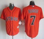 Astros #7 Craig Biggio Orange New Cool Base Stitched Jersey