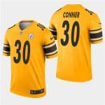 Pittsburgh Steelers #30 James Conner Gold Inverted Legend stitched Jersey