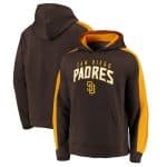 San Diego Padres Brown Game Time Arch Pullover Hoodie Pullover Hoodie