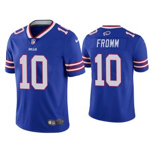 Buffalo Bills #10 Jake Fromm Blue Vapor Untouchable Limited Stitched Jersey