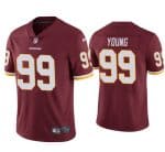Washington Redskins #99 Chase Young Burgundy Vapor Limited Jersey
