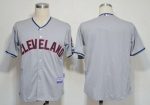 Indians Blank Grey Cool Base Stitched Jersey
