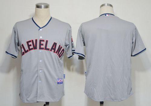 Indians Blank Grey Cool Base Stitched Jersey