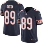 Bears #89 Mike Ditka Navy Blue Stitched Limited Rush Nike Jersey