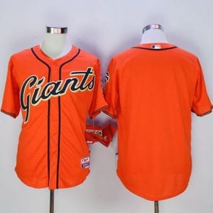 Giants Blank Orange Cool Base Stitched Jersey