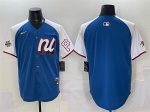 National League Pittsburgh Pirates Blank Blue Alternate 2025 All-Star Edition Limited Stitched Jersey