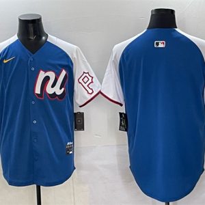 National League Pittsburgh Pirates Blank Blue Alternate 2025 All-Star Edition Limited Stitched Jersey