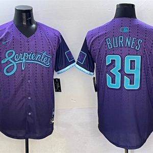 Arizona Diamondbacks #39 Corbin Burnes Purple 2025 City Connect Limited Stitched Jersey