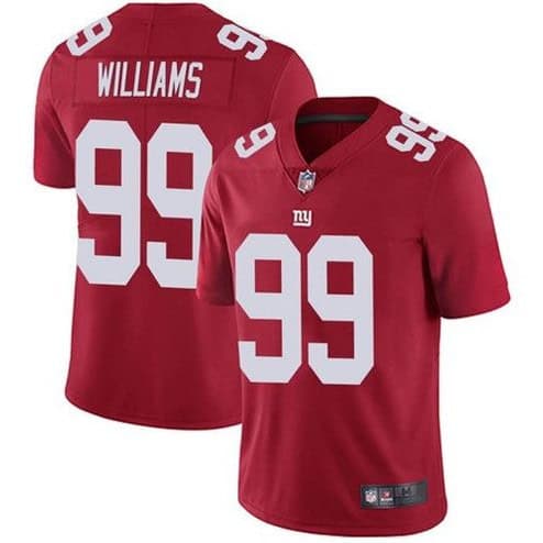 New York Giants #99 Leonard Williams Red Vapor Limited Jersey