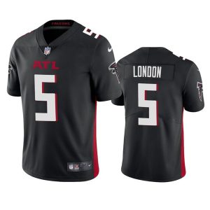 Atlanta Falcons #5 Drake London Black Vapor Untouchable Limited Stitched Jersey