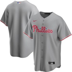 Philadelphia Phillies Grey Cool Base Stitched Jersey