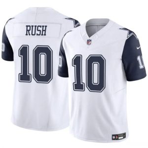 Dallas Cowboys #10 Cooper Rush White 2023 F.U.S.E. Vapor Untouchable Limited Stitched Jersey